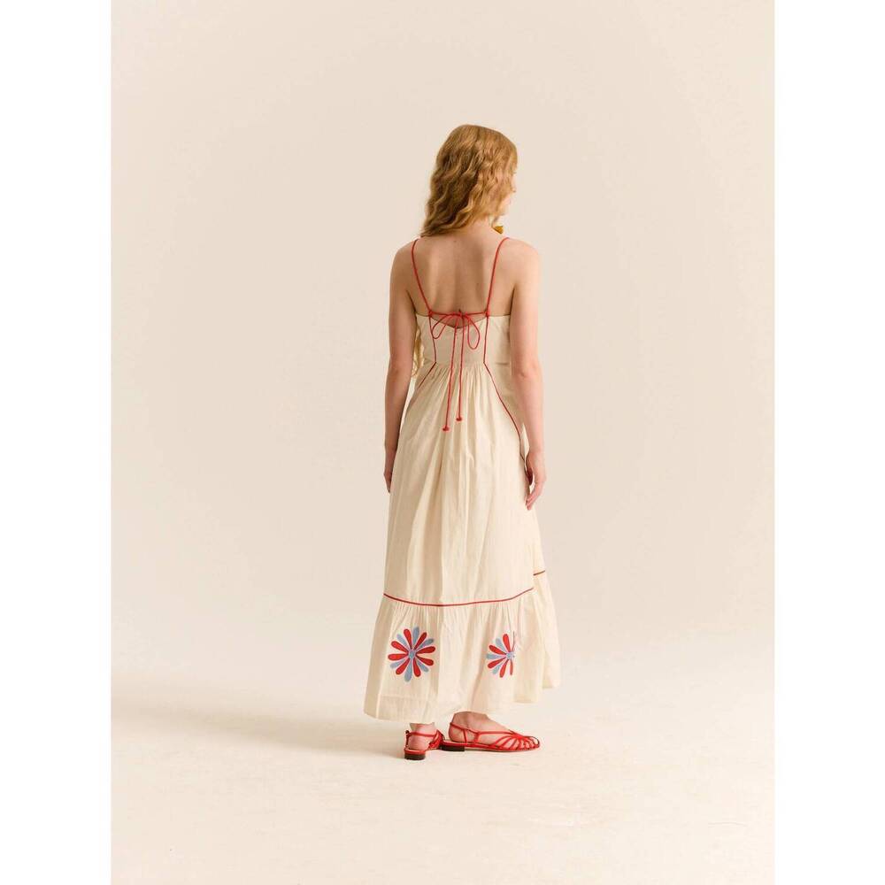 NEW CAROLINA K carmen maxi dress in gardenia - Picture 5 of 7